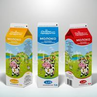 Картонная упаковка для молока и кисломолочных продуктов